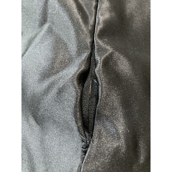 Jessica McClintock Gunne Sax Black Satin Strapless Evening Gown Formal Size 5/6 - Picture 6 of 10